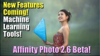 Machine Learning Features Coming! - Affinity Photo 2.6 Beta