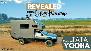 India's FIRST Caravan on 4x4 TATA YODHA, Flatbed Hardtop Caravan AEGIS | Motorhome Adventures