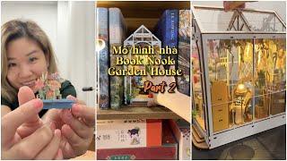 (P2) lắp ráp mô hình ngôi nhà Book Nook: Garden House | Châu Muối