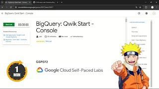 BigQuery: Qwik Start - Console | #qwiklabs | #GSP072