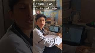 | Optional Subject | | Dream IAS | | UPSC aspirants | | Motivational Video | #shorts #upsc #ias
