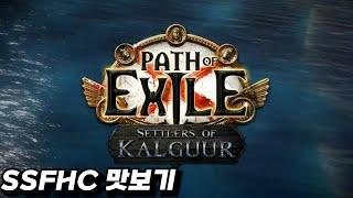 패스오브엑자일 SSFHC 맛보기 [poe 3.25] [빌드 / pathofexile / 시즌 ] / 호연 1부 POE 2부