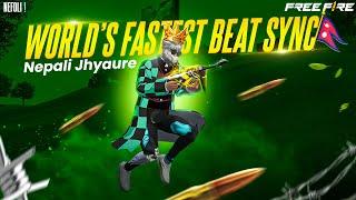 Nepali Jhyaure | Free fire Beat Sync Montage - Kapurkot Ma Bhir