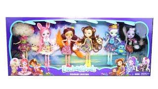 Enchantimals Friendship Collection Dolls 6 Pack Unboxing Toy Review