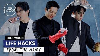 Life hacks from the army with Jung Hae-in, Koo Kyo-hwan, and Kim Sung-kyun | D.P. [ENG SUB]