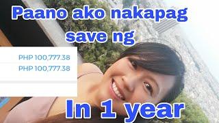 Paano mag save ng 100k in just 1 year OFW