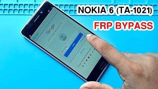 NOKIA 6 (TA-1021) FRP UNLOCK / GOOGLE ACCOUNT BYPASS