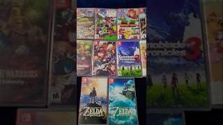 showing off my switch game collection #collection #shorts #games