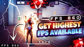 HOW TO GET 900+ FPS IN FREE FIRE  ( ONLY HEADSHOT)