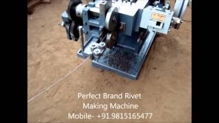 Brand Rivet Making Machine Double Stroke by Perfect Machine Tools