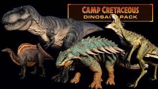 ALL NEW DINOSAURS FROM CAMP CRETACEOUS | Jurassic World Evolution Camp Cretaceous DLC showcase