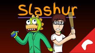 SPOOKY SCARY MURDER | Minecraft: The Slashur /W The Sensur