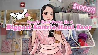 Sanrio Hunt Vlog Ep 4: $1000 budget Shop with me @miniso.official & Asmr unboxing  
