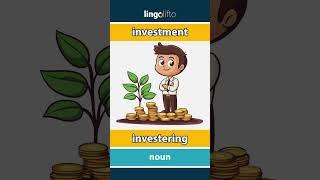  investment - investering : learn English : laten we Engels leren