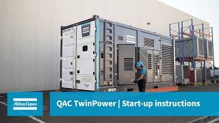 Atlas Copco | QAC TwinPower | Start-up instructions