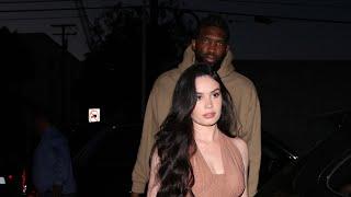 NBA Superstar Joel Embiid and model girlfriend Anne de Paula have dinner at Craig’s West Hollywood