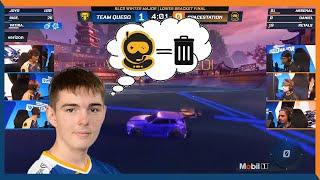 Team Queso Vatira freestyles then talks trash to SSG!! #RLCS #Rocketleague