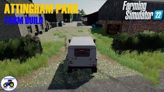 Attingham Park Farm Build / Farming Simulator 22 / FS 22 / Farm Sim 22 / Timelapse