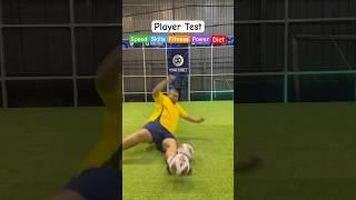 The Funny Player: Testing Speed, Skill, Fitness, Power, and Diet on Footbot#skills #test