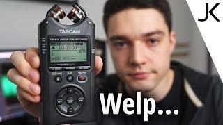 Tascam DR-40X Review (Noise, Battery Life and more things tested!)