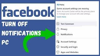 How to Turn Off Facebook Notifications on Laptop/PC