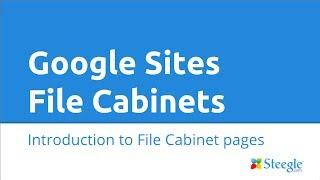 Google Sites - File Cabinet