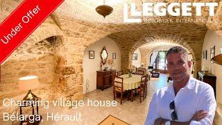 UNDER OFFER :Beautiful Village house close to the Hérault river