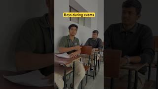 Girls vs boys in exams #shorts #viral #funny #comedy