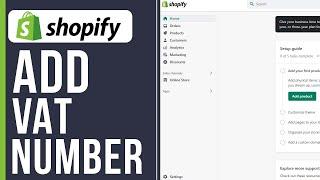 How to Add Vat Number in Shopify (Full Guide)