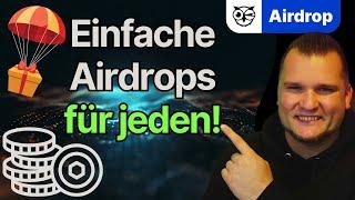 Krypto Airdrops für alle einfach erreichbar! Viele Airdrop Token mit einer Anmeldung! MEXC