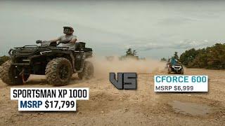 2022 Polaris Sportsman 1000XP VS CFMOTO CForce 600 Touring is the price difference worth it