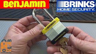 (954) Brinks Commercial Padlock w/ False Advertising