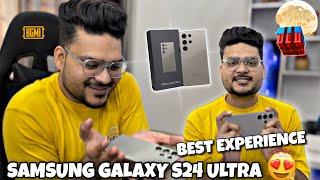 FINALLY I GOT NEW Samsung Galaxy S24 Ultra | Unboxing | BGMI/PUBG Experience! 120 FPS #PlayGalaxy