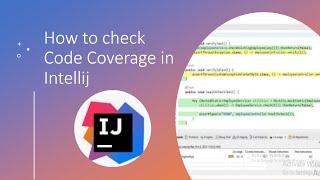 #intellij  How to check code coverage in intellij #junit #codecoverage