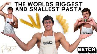 THE WORLDS BIGGEST AND SMALLEST PASTA!