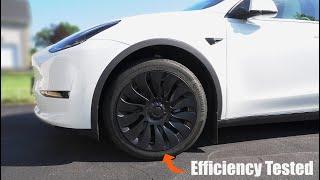 Tesla Model Y - NEW Uberturbine Wheel Cover #tesla