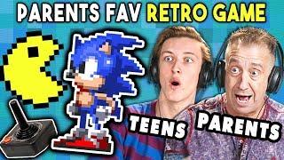 Parents Play Their Favorite Video Game With Their Teens (Sega, Atari) | REACT