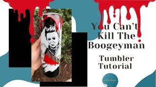 Michael Myers Halloween Tumbler Tutorial | Blood Drip w/ Fast Set Epoxy