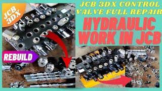 Control Valve Full Repair in Jcb Rebuild Hydraulic Control Valve How To Repair Jcb Control Valve