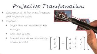 Projective Transformations