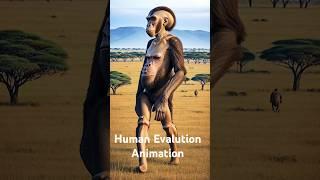 Past To Future  Human evalution ai video monkeyman #topanime #animestatus #topanime #aivideo #aiart