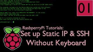 Set up SSH / Static IP Address Without Mouse and Keyboard - RaspberryPi Tutorial #01 | 4K TUTORIAL