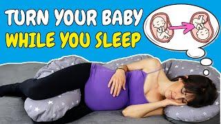 Best sleeping position to turn a breech baby - The ONLY sleeping position to reliably turn a baby