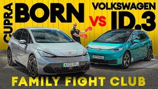 CUPRA Born vs Volkswagen ID.3: FAMILY FIGHT CLUB!