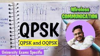 QPSK and Offset QPSK in wireless Communication | Complete Video 