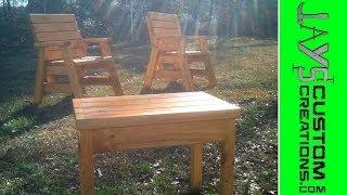 Outdoor Arm Chairs and Side Table: Video 1 - 001