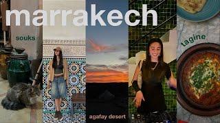 besties' trip to marrakech  | secret gardens, desert sunset & winter sun