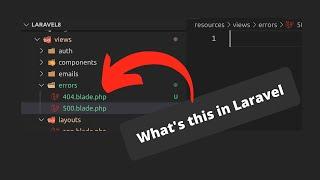 Laravel Tip - Make Custom Error Pages That Suits Your Theme