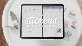  Guide to Using Stickers in Goodnotes | tips & tricks