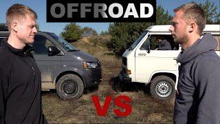 Offroad-Challenge: VW T3 Syncro VS VW T5 4 Motion Teil 1 | T3 Offroad